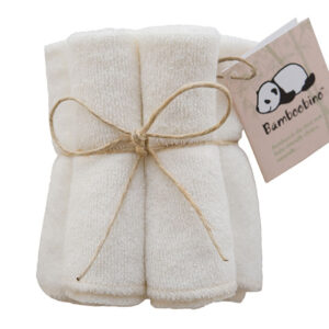 bamboobino baby washcloth in new baby gift bundle